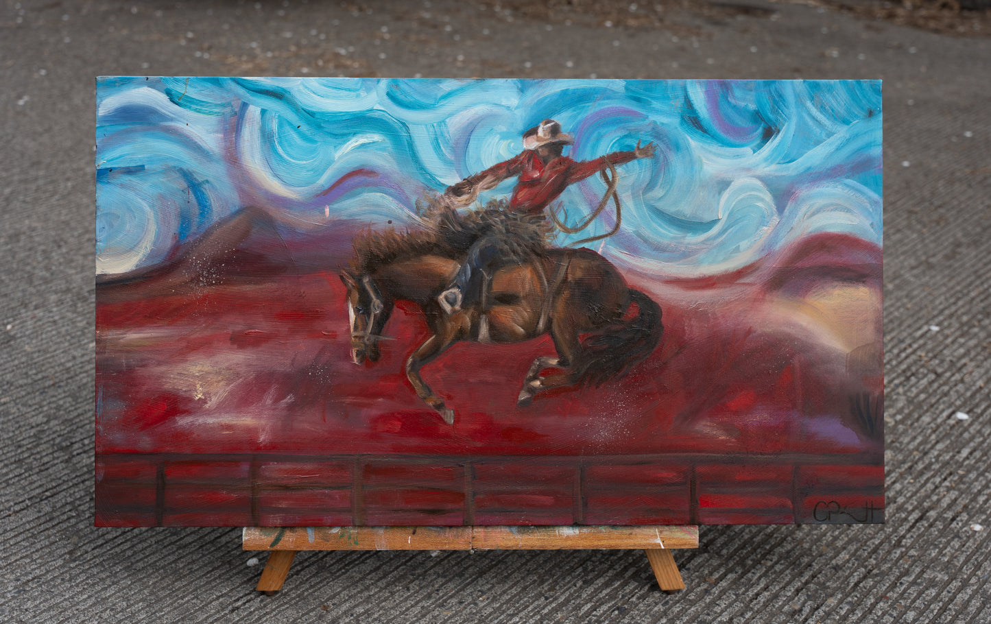 Buckin' Bruno Print